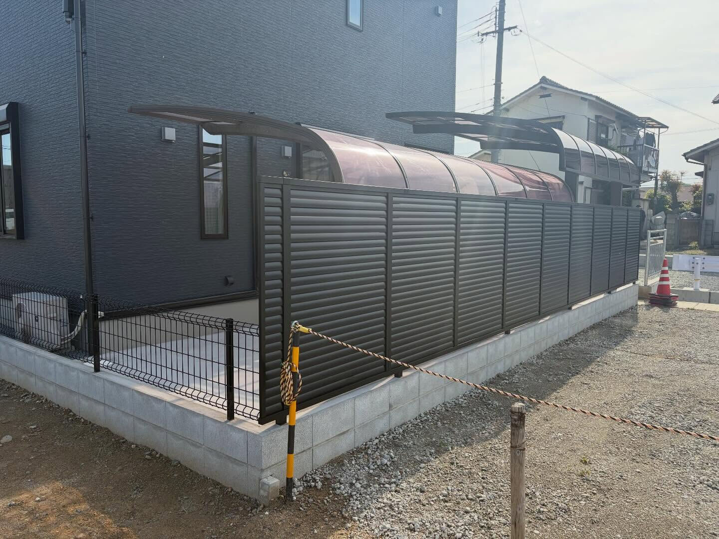 姫路市内のK様邸外構工事になります