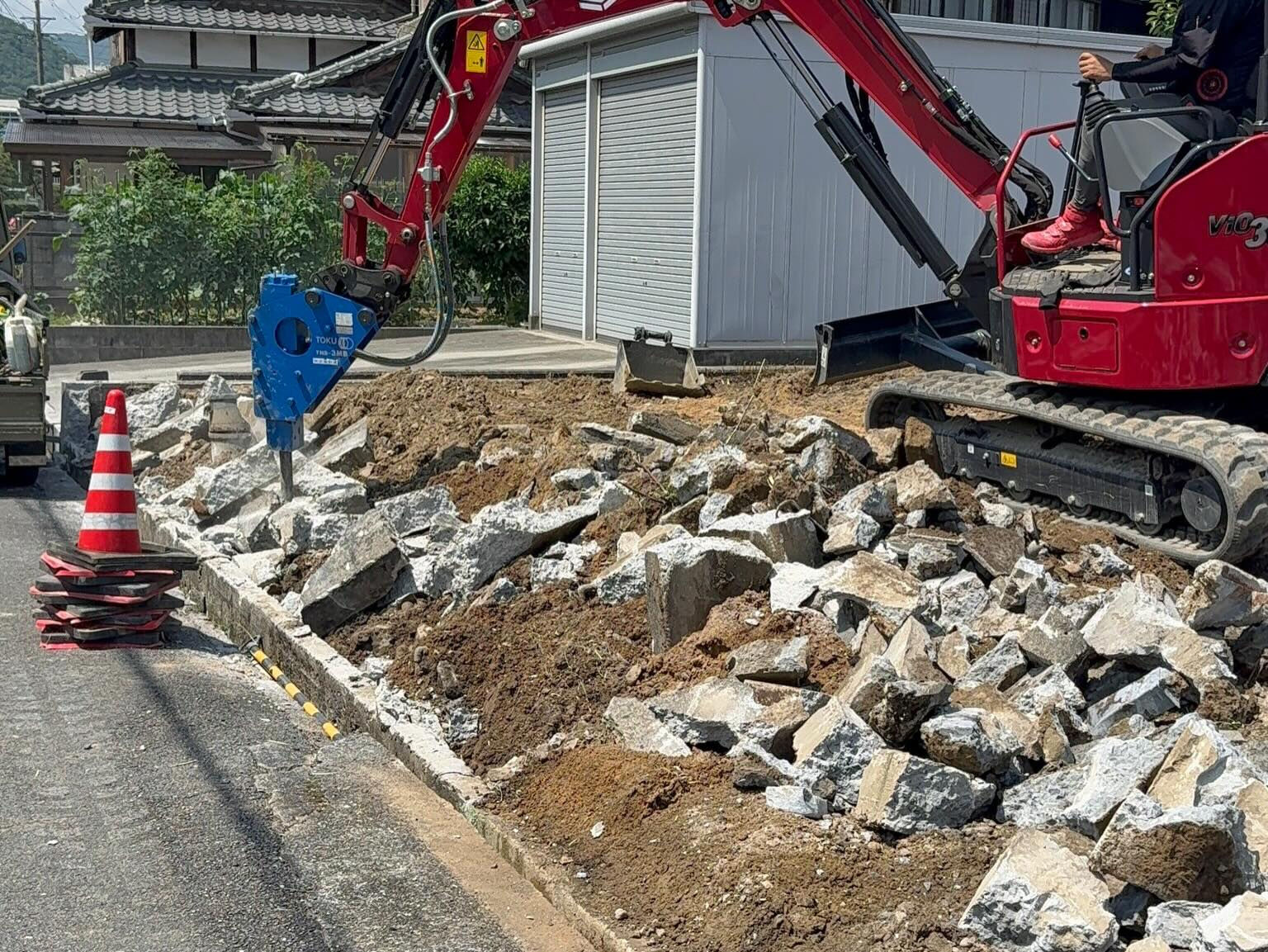 上郡町の宅地造成工事