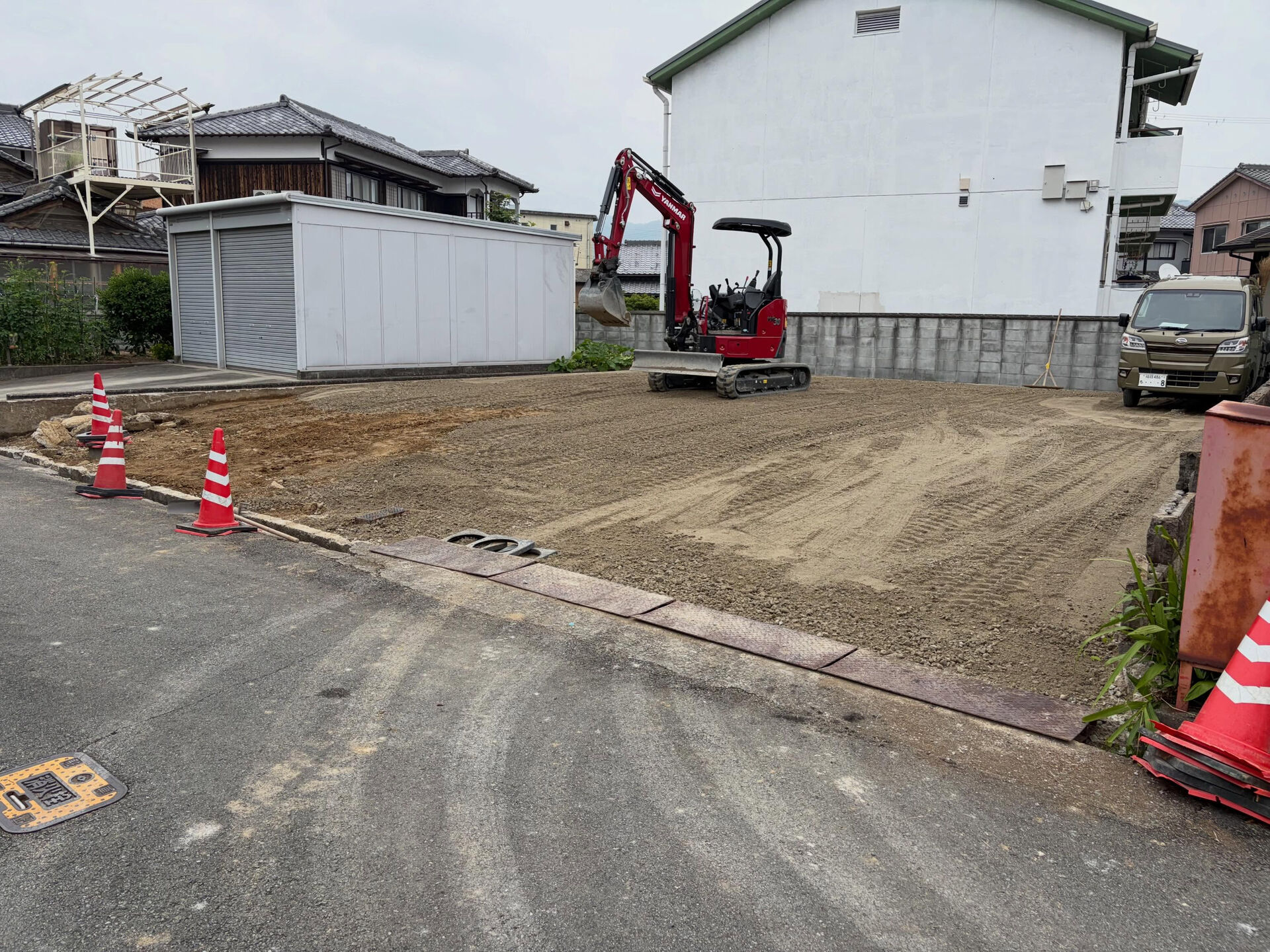上郡町の宅地造成工事