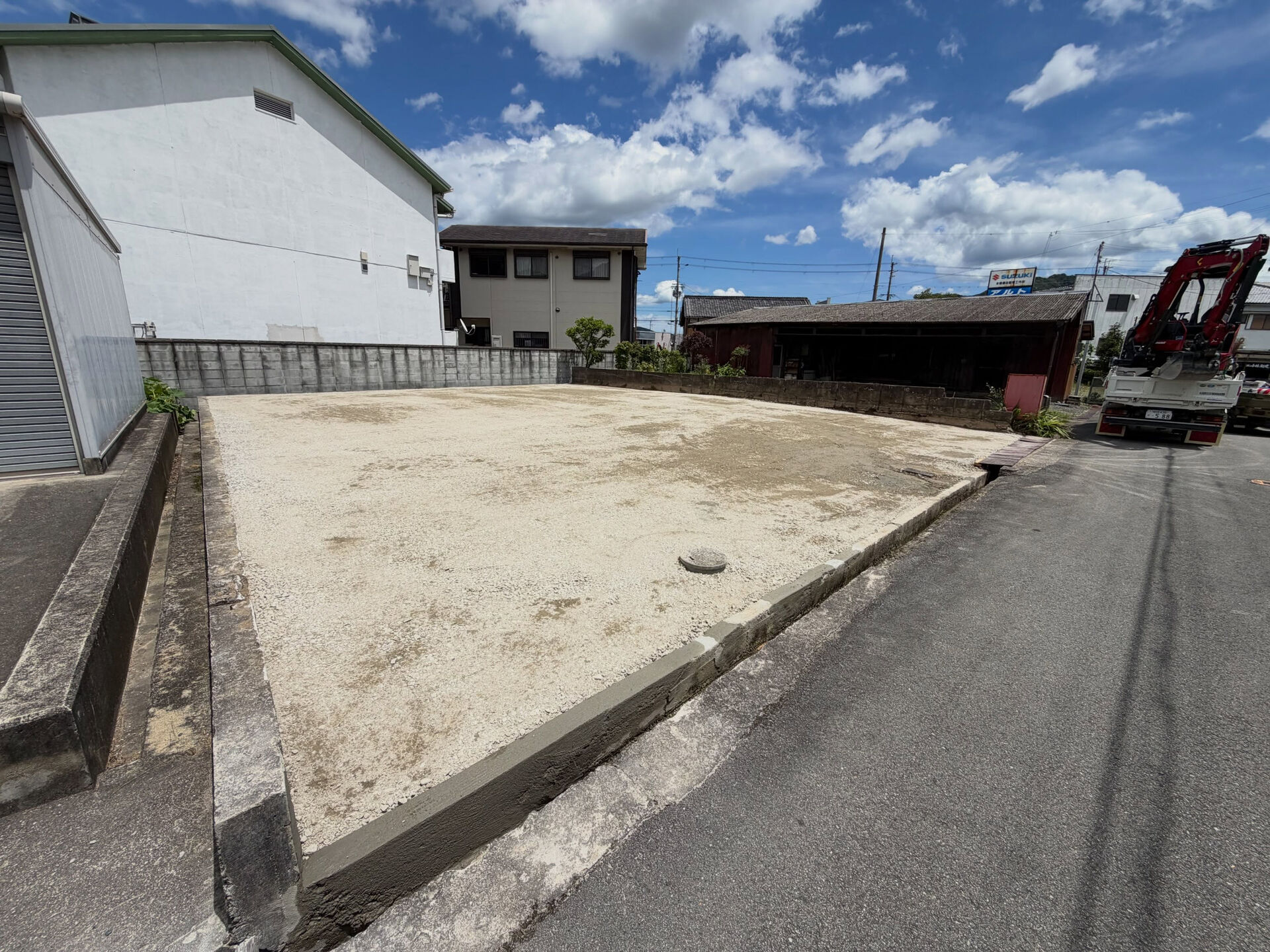 上郡町の宅地造成工事