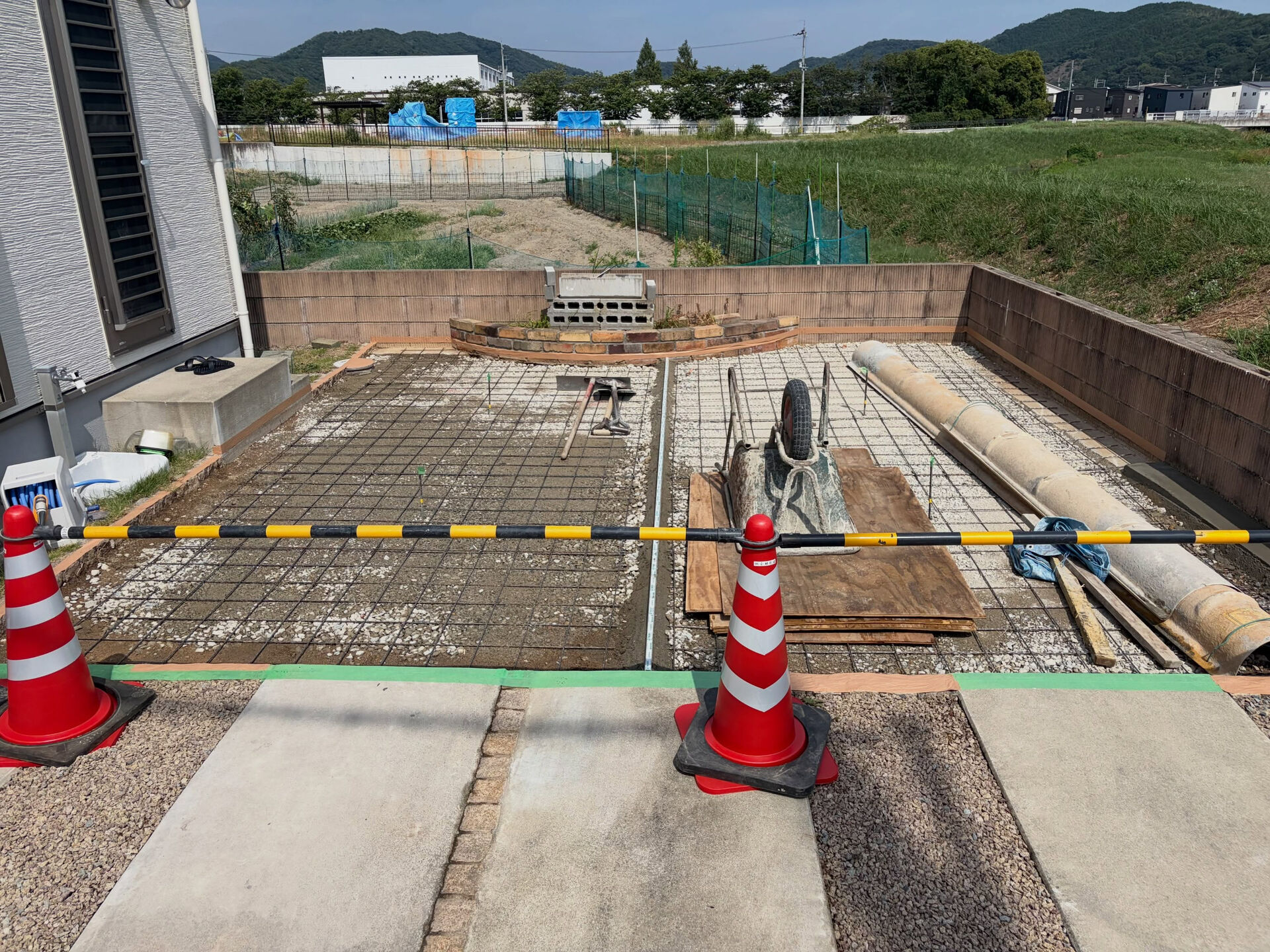 たつの市内の現場になります