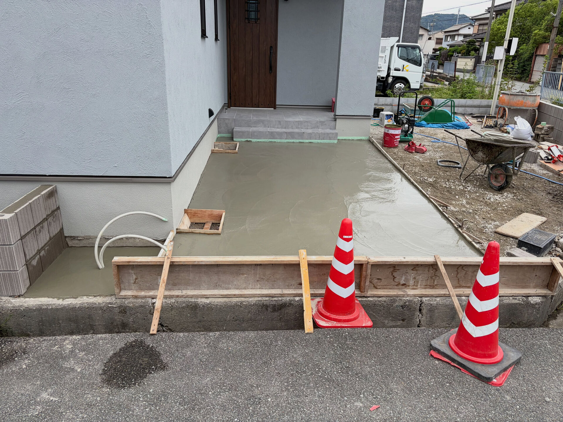 姫路市内の外構工事になります