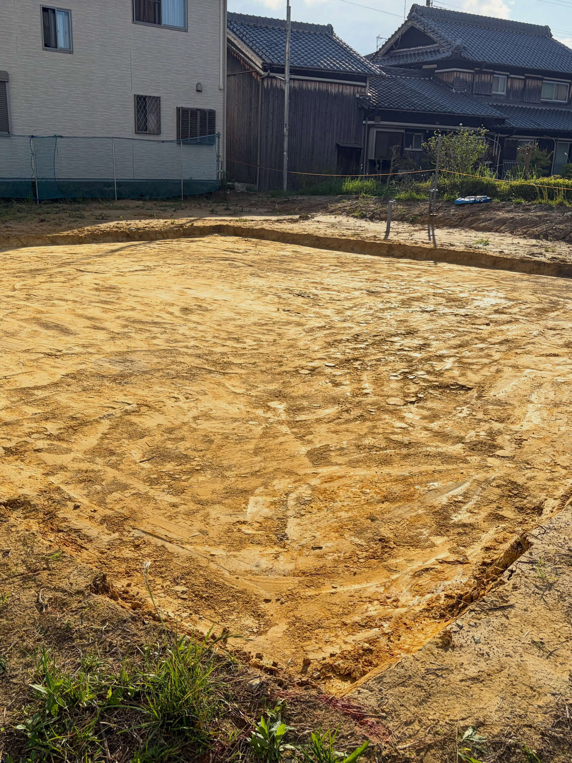 高砂市内の現場になります